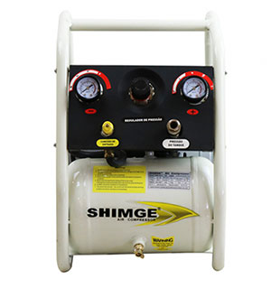 Compresor de aire eléctrico sin aceite portátil de 0.75HP